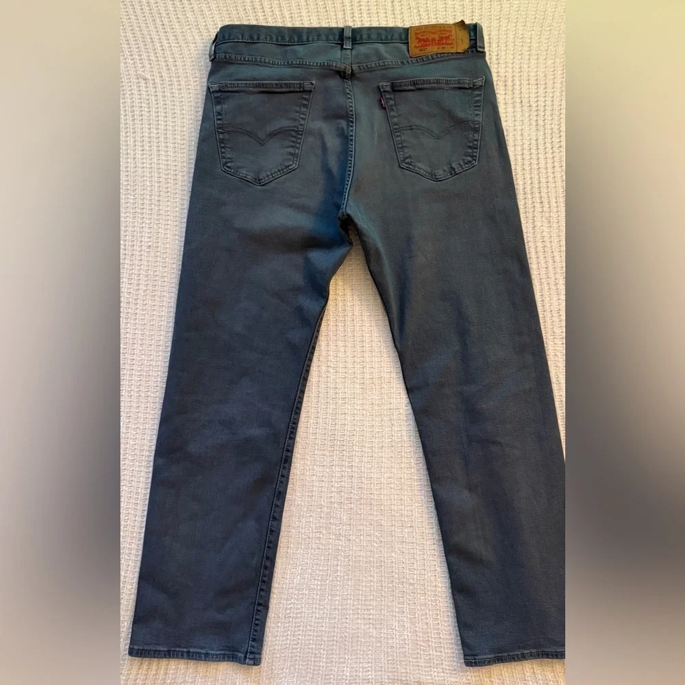Levi’s 501 Original Fit Straight Leg Jeans Gray Blue 36x30